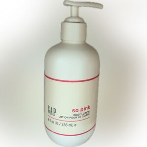 Gap So Pink Body Lotion 8 oz 236ml Brand NEW discontinued scent